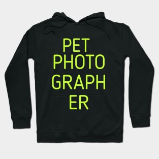 Pet Photographer Squares Hoodie